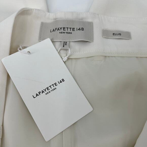LAFAYETTE 148 NEW YORK Dress Pants Cloud Pleated Lined Lightweight Size 14 NEW - Picture 9 of 15